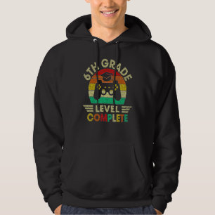 6th Grade Graduation Level Complete Video Games Te Hoodie
