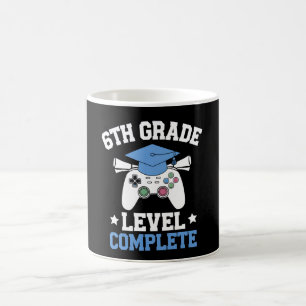 6th Grade Level Complete Gamer Gaming Graduation Coffee Mug