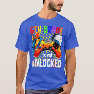 6th Grade Level Unlocked Video Game Back to School T-Shirt
