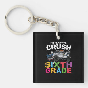 6th Grade Teacher Crush To Sixth Grade Keychain