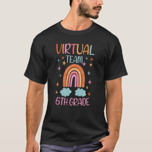6th Grade Teacher Rainbow Funny Back To School T-Shirt