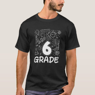 6Th Grade Typography Team 6Th Grade Back To School T-Shirt