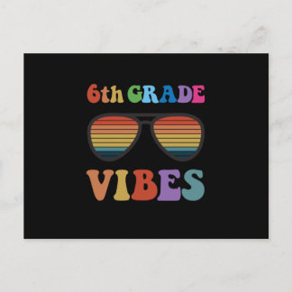 6th Grade Vibes Postcard
