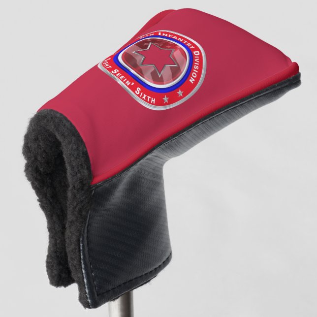 6th Infantry Division “Red Star” Golf Head Cover (3/4 Front)