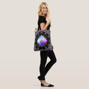 6th Wedding Anniversary Amethyst Round Pillow Tote Bag