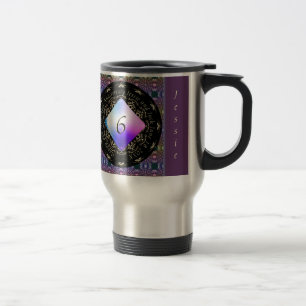 6th Wedding Anniversary Amethyst Travel Mug