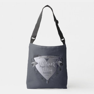 6th Wedding Anniversary Sugar,Iron,  Crossbody Bag