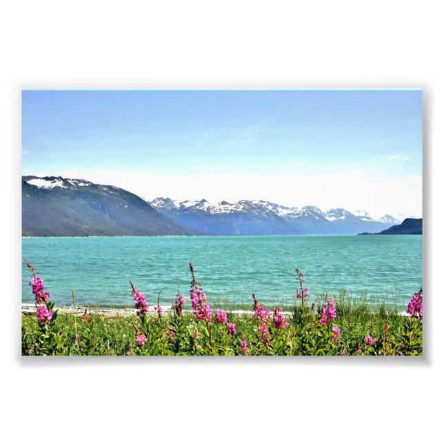 6x4 photo Alaska scenery (Front)