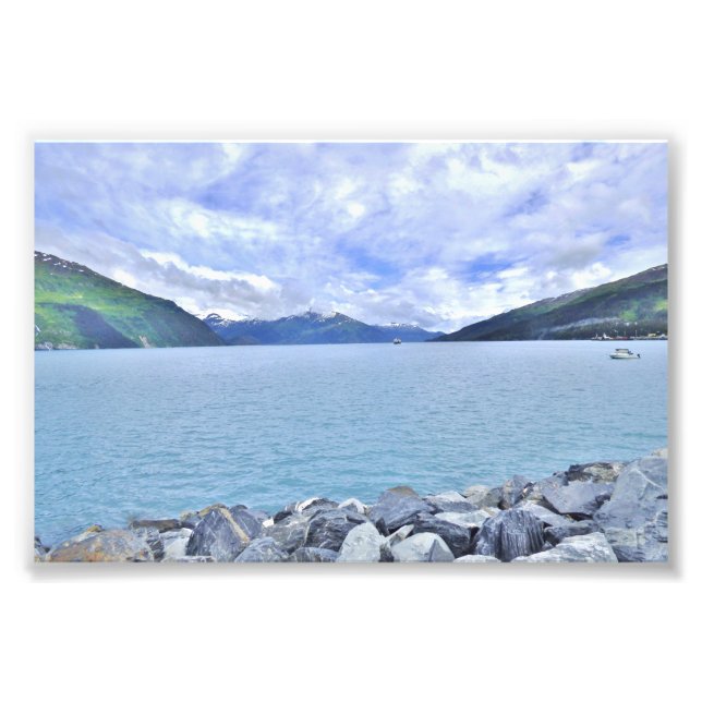  6x4 photo close to Valdez, Alaska Print (Front)