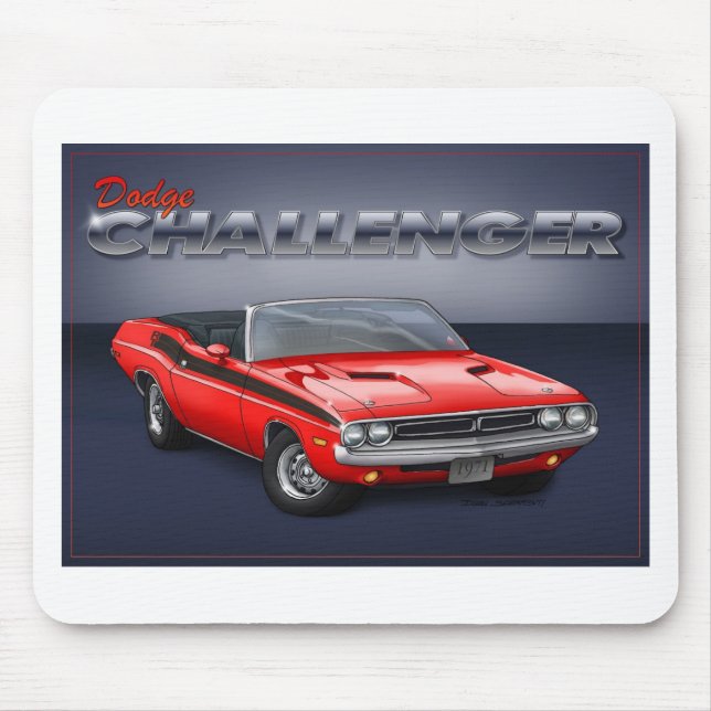 70-72 Challenger Mouse Pad (Front)