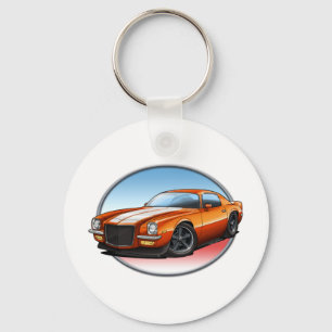 70-73 Orange W Camaro.png Keychain