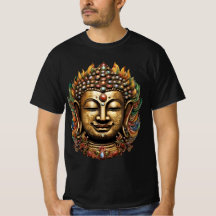 70 Bouddha Manjusri - T-shirt Masque Bouddhiste