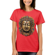 70 Buddha Manjusri - Buddhist Mask T-Shirt