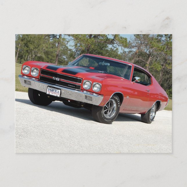 70' Chevy Chevelle SS 454 LS6 Postcard (Front)
