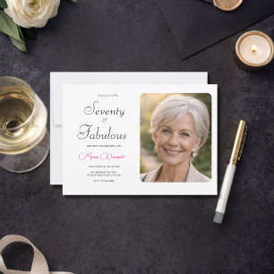 70 et Fabuleux Photo Invitation Anniversaire 70 a