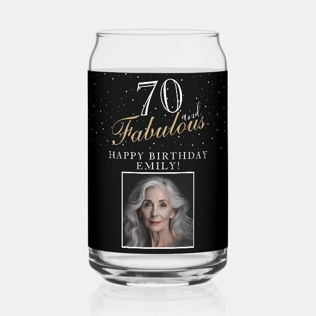 70 et Fabulous Elegant Black Photo 70e anniversair (Recto)