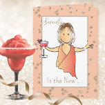 70 Fabulous Female Cartoon Margarita 70th Birthday Card<br><div class="desc">Let her know that 70 is the new Fabulous with this female cartoon holding a strawberry margarita.  This fun and funny card is sure to put a smile on her face.  Customize the inside message and even change the year if you like!</div>