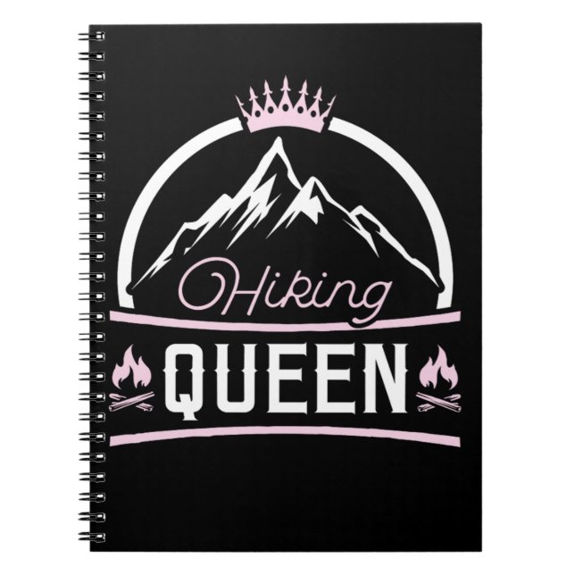 70.Hiking Hiking Queen Notebook (Front)
