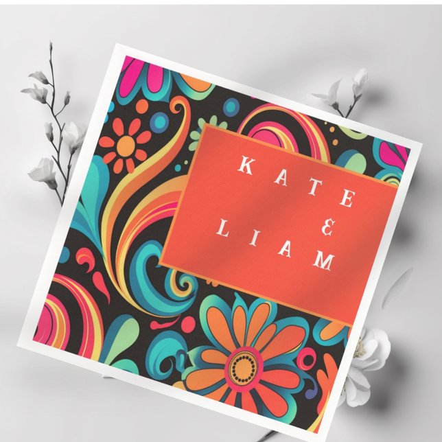 70’s vibrant style   napkin (Creator Uploaded)