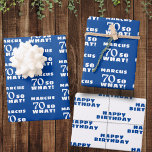 70 so what Funny Quote Typography 70th Birthday Wrapping Paper Sheet<br><div class="desc">70 so what Funny Quote Typography 70th Birthday Wrapping Paper Sheets. 70th birthday personalized wrapping paper with a funny and motivational quote 70 So what. Add you name.</div>