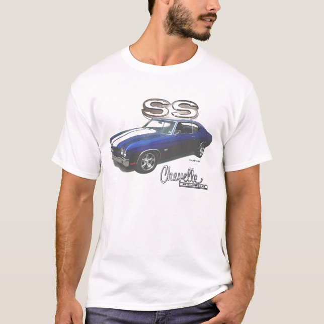 '70 T-shirt de voiture de muscle de CHEVELLE (Devant)