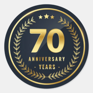 70 Year Anniversary Envelope Seal