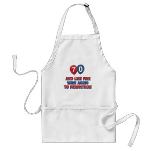 70 year old birthday gifts standard apron