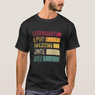 70 Year Old Gifts Vintage 1952 Limited Edition 70T T-Shirt
