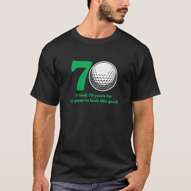 70 Year Old Golfer Golfing Golf 1953 70th Birthday T-Shirt (Front)