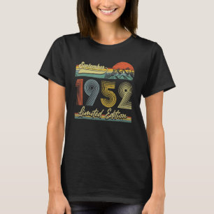 70 Year Old Vintage Since September 1952 70th Bir T-Shirt
