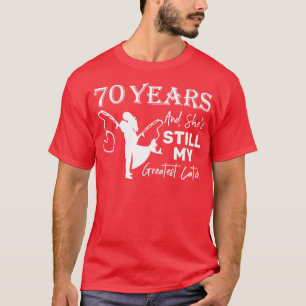 70 Years Greatest Catch 70th Wedding Anniversary T-Shirt