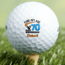 70e anniversaire balles de golf 70 ans drôle cadea