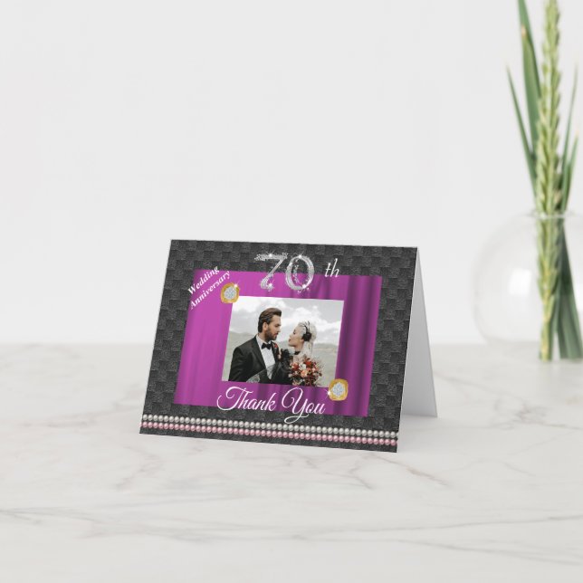 70e anniversaire de Mariage Platinum & Merci Gems (Devant)