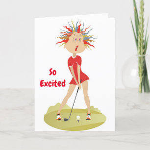 **70e anniversaire HUMOUR pour GOLFER** Carte