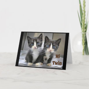 **70ème** CARTE D'ANNIVERSAIRE DE TWIN