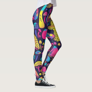 70s 60s Psychedelic Hippy Retro Hip Leggings