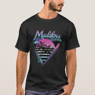 70s 80s In California City Malibu Surfing T-Shirt