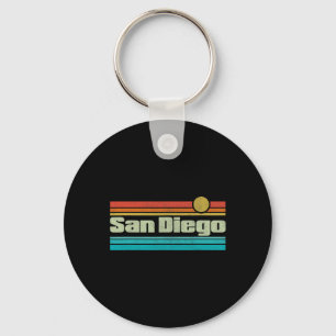 70s 80s Surfing California Ca San Diego Keychain