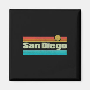 70s 80s Surfing California Ca San Diego Magnet