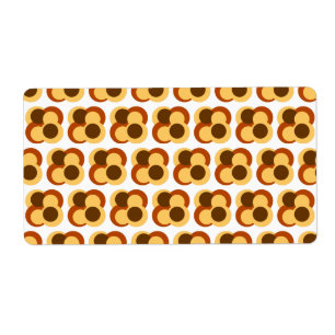 70s Abstract Geometric Circular Shapes