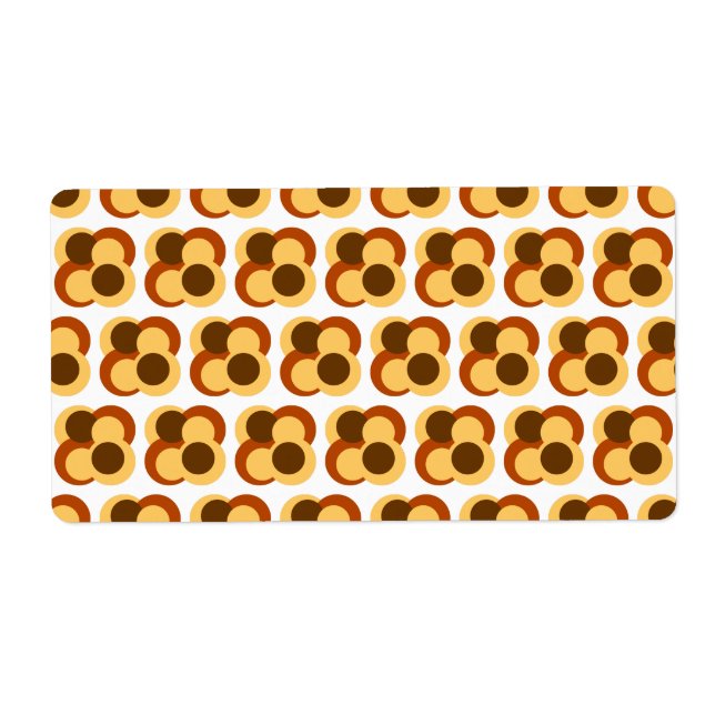 70s Abstract Geometric Circular Shapes (Front)