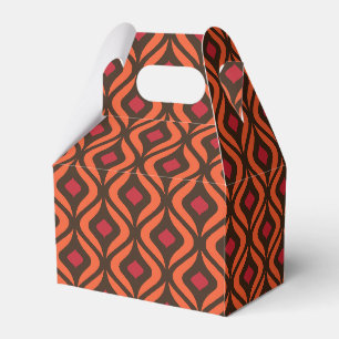 70s Abstract Geometric Shapes Pattern Favor Box