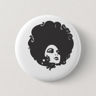 70s Chick 2 Inch Round Button