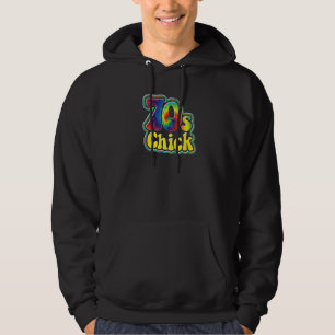70s Chick Women's Hippy Bohemian Retro Hoodie