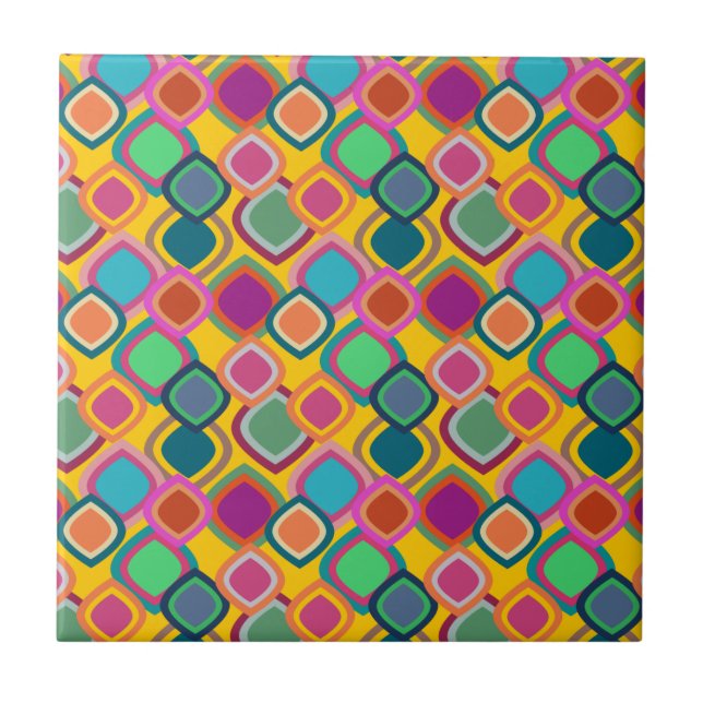 70s Colours  Tile (Front)