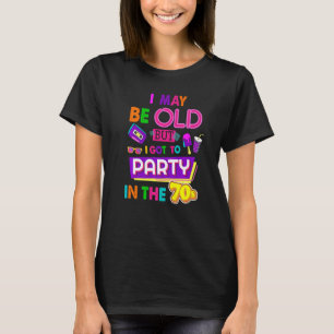 70s Design For Women Rave Outfit & 70s Festival Co T-Shirt