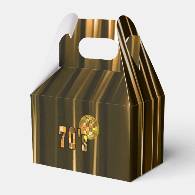 70s Disco Party Favor Box (Front Side)
