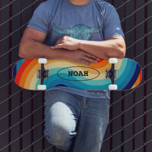 70s Double Wave Skateboard