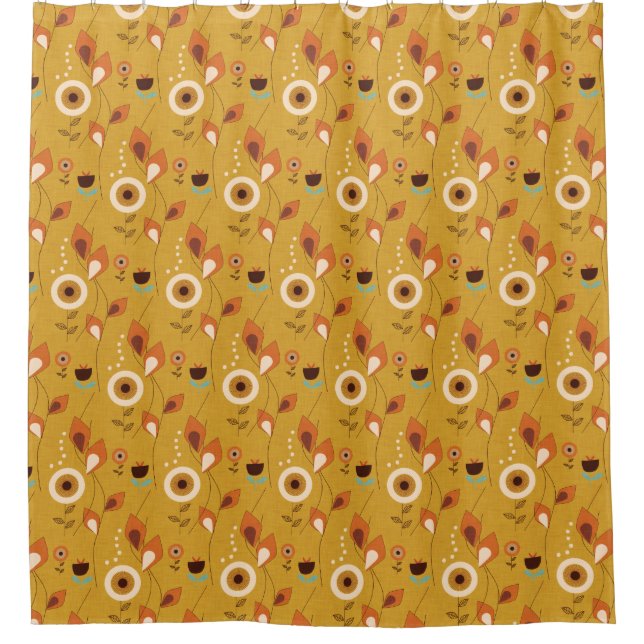 70s Floral Mustard (Front)