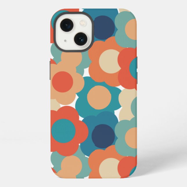 70s Flowers  iPhone Case (Back)